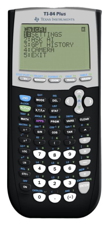 CalcAI - TI-84 Plus with AI Integration